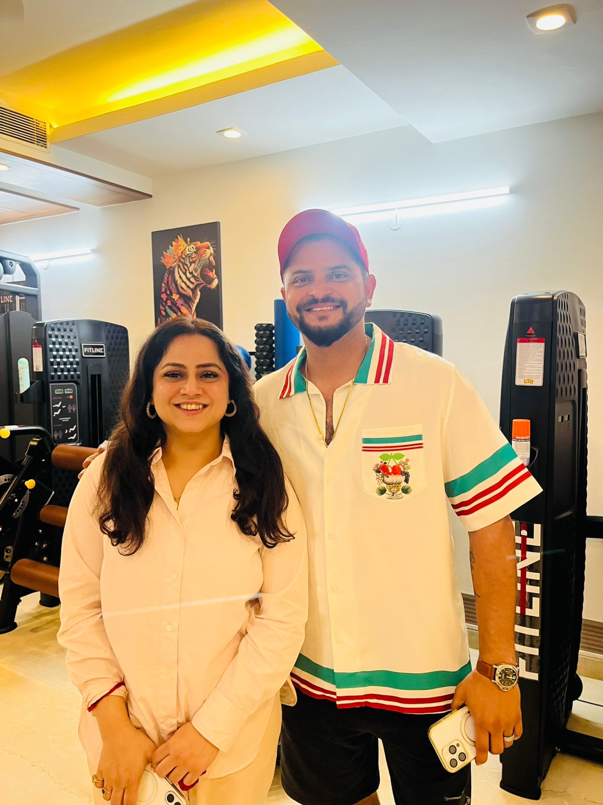 Suresh Raina at AlignU Clinic